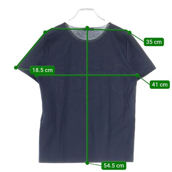 Celine Triomphe Logo Print Cotton Jersey Crew Neck Short Sleeved T-shirt Cut - Picture 9 of 9